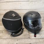 Scorpion EXO-R410 Incline Red Full Face Motorcycle Helmet XL With Hard Case
