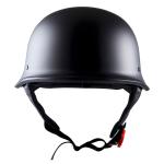 DOT 1Storm Motorcycle Half Face Helmet Mopeds Scooter Novelty German Matt Black