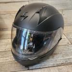 Scorpion EXO-R410 Incline Red Full Face Motorcycle Helmet XL With Hard Case