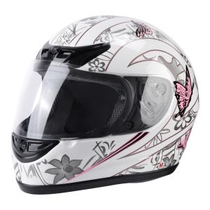 Motorcycle Butterfly Flip Up Full Face Street Dirt Bike Adult Helmet DOT S M L