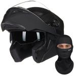 ILM Face Mask+Dual Visor Flip up Motorcycle Modular Full Face Helmet DOT 902