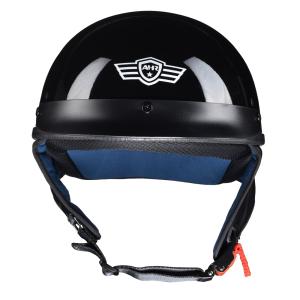 AHR DOT Approved Motorcycle Half Helmet Chopper Cruiser Scooter ABS Shell S-XL