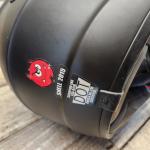 Scorpion EXO-R410 Incline Red Full Face Motorcycle Helmet XL With Hard Case