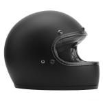 NEW DOT Vintage Retro Full Face Motorcycle Helmet S/M/L/XL/XXL Matte Black