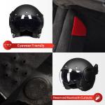 ILM Vintage Full Face Modular Motorcycle Helmet ATV UTV Adult 180 Flip up DOT