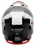 LS2 Offroad Gate Launch Full Face MX Motorcycle Helmet White/Red/Black S-3XL