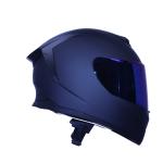 shamofeng Motorcycle Full Face Dual Visor Flip Up Helmet DOT Approved BMX MX ATV