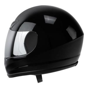 Motorcycle DOT Adult Mirror Shield Gloss Black Full Face Street Helmet S M L XL