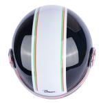 BEON Retro Half Face Motorcycle Helmet - DOT Approved