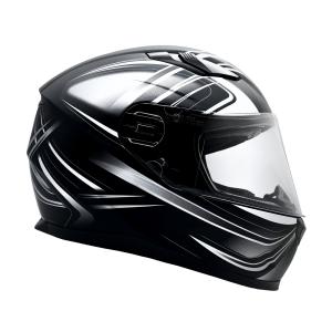 Full Face Helmet w/ Retractable Sun Visor Motorcycle Matte Finish Adult DOT 