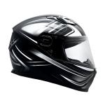 Full Face Helmet w/ Retractable Sun Visor Motorcycle Matte Finish Adult DOT 