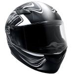 Full Face Helmet w/ Retractable Sun Visor Motorcycle Matte Finish Adult DOT 