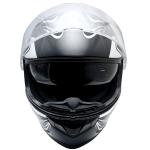 Full Face Helmet w/ Retractable Sun Visor Motorcycle Matte Finish Adult DOT 
