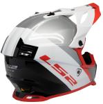 LS2 Offroad Gate Launch Full Face MX Motorcycle Helmet White/Red/Black S-3XL