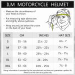 ILM Motorcycle Helmet Full Face with Mirrored&Clear Visors+2 Fins DOT Approved