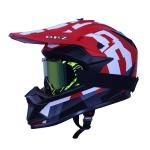 Youth Full Face Red Helmet DOT Kids Street Dirt Bike Off-Road Motocross ATV