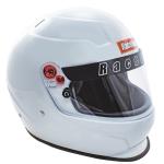 RaceQuip PRO20 Full Face Racing Helmet Gloss White - Medium - Snell SA2020 Rated