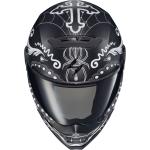 Covert FX Full Face Helmet - El Malo - White/Matte Black - XL CFX-1206