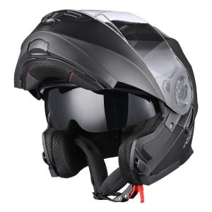 AHR RUN-M3 Modular Flip Up Helmet Full Face Dual Visor DOT Motorcycle Bike S