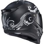 Covert FX Full Face Helmet - El Malo - White/Matte Black - XL CFX-1206