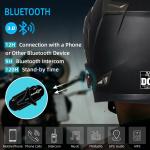 ILM USED Bluetooth Full Face Helmet Motorcycle 6 Riders Group Intercom DOT 953Pr