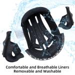 ILM USED Bluetooth Full Face Helmet Motorcycle 6 Riders Group Intercom DOT 953Pr