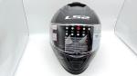 LS2 Helmets 800-1212 Assault Flag Full Face SunShield Matte Black Gray S