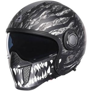 TRIANGLE Motorcycle Helmets Full Face 3/4 Open Face Helmet Visor for Men XXL