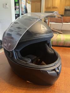 TRIANGLE Full Face Helmet Motorcycle Helmets with Clear and Tinted Visor