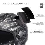 TRIANGLE Motorcycle Helmets Full Face 3/4 Open Face Helmet Visor for Men XXL