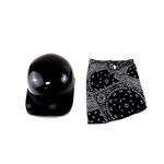 Vintage Open Face Motorcycle Helmet Retro Baseball Cap Half Helmets DOT Approved