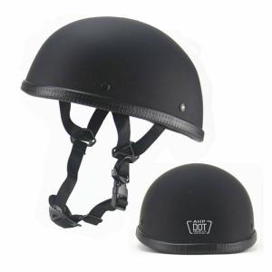 DOT Lightest Motorcycle FLAT Beanie Helmet Half Helmet Cap Skid Scooter Chopper
