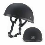 DOT Lightest Motorcycle FLAT Beanie Helmet Half Helmet Cap Skid Scooter Chopper