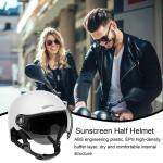 Motorcycle Helmet for Men Women Classic Retro Scooter Half Helmet Ultralight