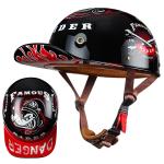 DOT Retro Baseball Cap Motorcycle Half Helmet Open Scooter Motorcycle Helmet
