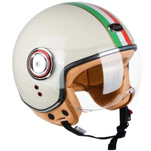 BEON Motorcycle Helmet for Adult Retro Vintage Half Face for Vespa  DOT Approved