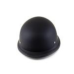 DOT Low Profile German Novelty Flat Black Motorcycle Half Helmet Cruiser Chopper