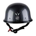 DOT 1Storm Motorcycle Half Face Helmet Mopeds Scooter Novelty German Matt Black