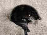 Harley Davidson HD-S1V Black Half-Helmet Size M Visor
