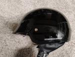 Harley Davidson HD-S1V Black Half-Helmet Size M Visor
