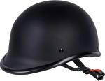 DOT Approved Half Shell Motorcycle Helmet Hawk Style Matte Black Open Face M Siz