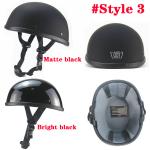 Lightest Motorcycle FLAT Beanie Helmet Half Helmet Cap Skid Scooter Chopper USA