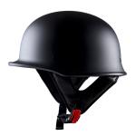 1Storm Novelty Motorcycle Half Face Helmet German Style HKY602  + Black Goggle