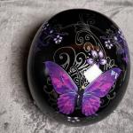 Daytona Helmets Half Skull Cap Motorcycle Helmet DOT Approved Butterfly S