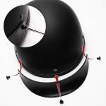 Cartman Cruiser Scooter Motorcycle Half Face Helmet,Matte Black OPEN BOX Small