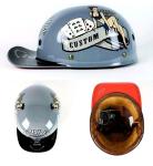 Motorcycle Helmet Men Retro Moto Helmets Half Face Baseball Cap Personality DOT