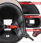 Cartman Cruiser Scooter Motorcycle Half Face Helmet,Matte Black OPEN BOX Small