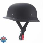 QICHAO Motorcycle Helmets, Personality Vintage Adult Half Helmet Open Face DO