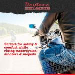 Daytona D1-B-XL Helmets Half Skull Cap Motorcycle Helmet - XL