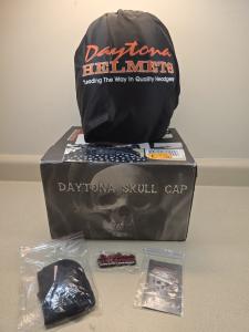 Daytona Helmets Half Skull Cap Motorcycle Helmet – DOT Approved Size: L